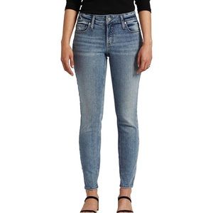 Silver Jeans Co. Elyse Mid Rise Skinny Jeans size 31 W 29 L